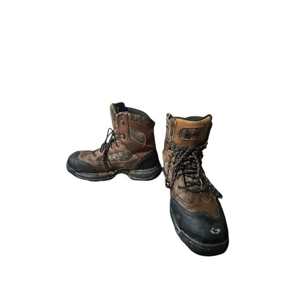 DANNER Pronghorn Men Mobu Mossy Oak Steel Toe Hunting Boot Sz 10.5D Distressed - Picture 9 of 9